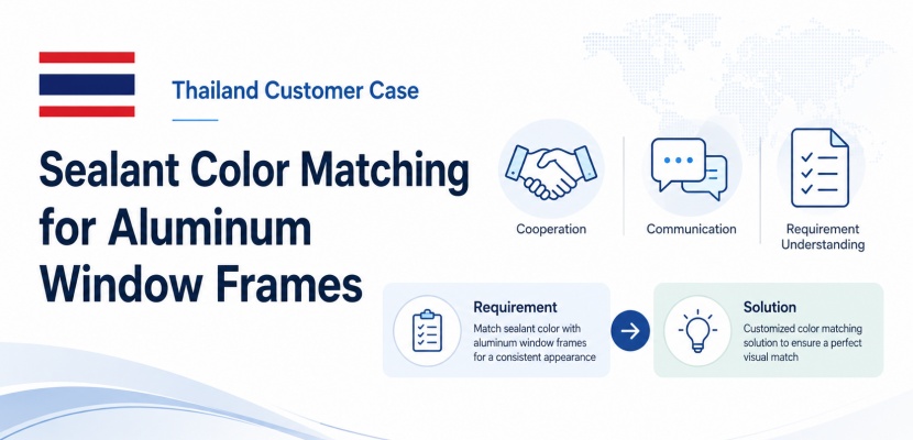 How We Helped a Thailand Customer Match Sealant  #5
