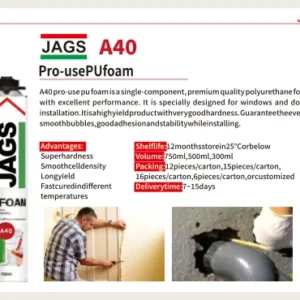 JAGS A40 Pro-use PU Foam