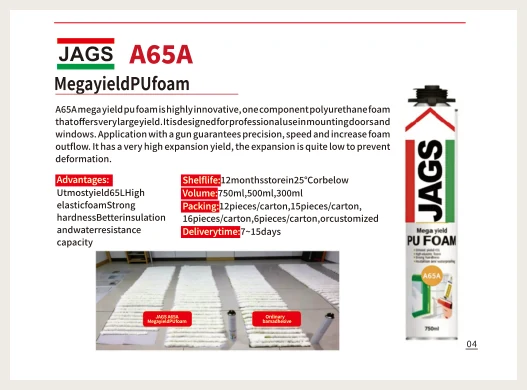 JAGS A65A Megayield PU Foam