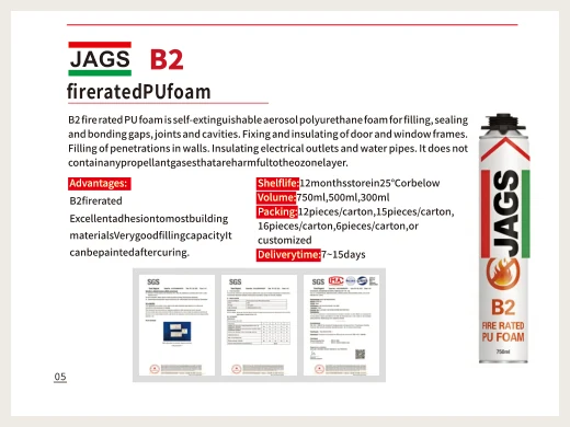 JAGS B2 Fire-rated PU Foam