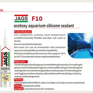 JAGS F10 Acetoxy Aquarium Silicone Sealant