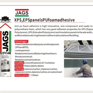 JAGS G22 XPS / EPS Panels PU Foam Adhesive